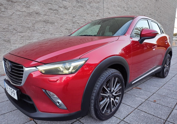 Mazda CX-3 cena 49900 przebieg: 280000, rok produkcji 2015 z Będzin małe 277